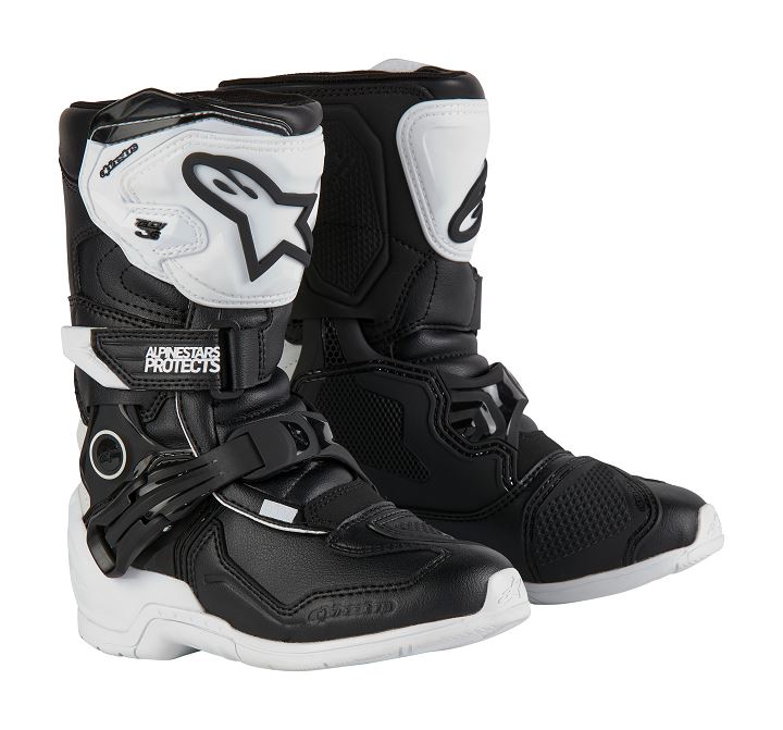 Alpinestars Kids Tech 3s Boots Black White