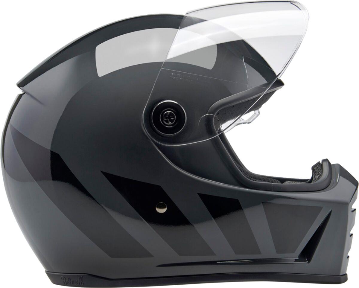 BILTWELL Lane Splitter Gray Motorcycle Helmet