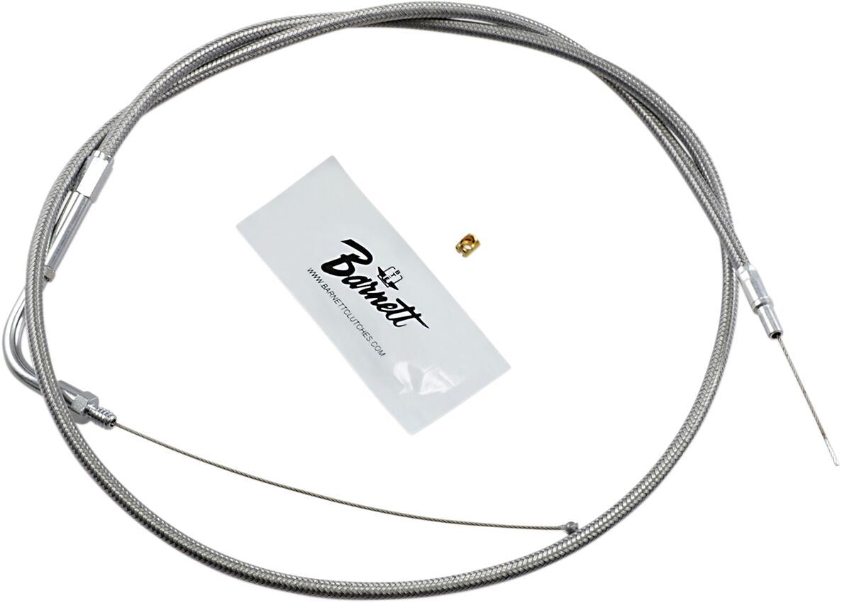 Barnett Stainless Steel Throttle/Idle Cable Harley XLCH 1000 68-76 102-30-30903-06