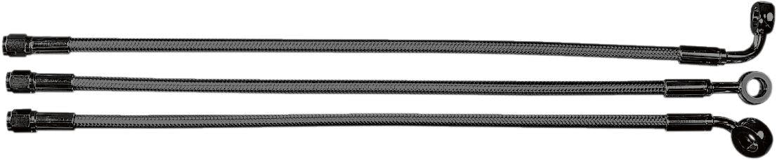 Magnum Shielding Length Designer Series Braided Front Upper Brake Line Kit 47127