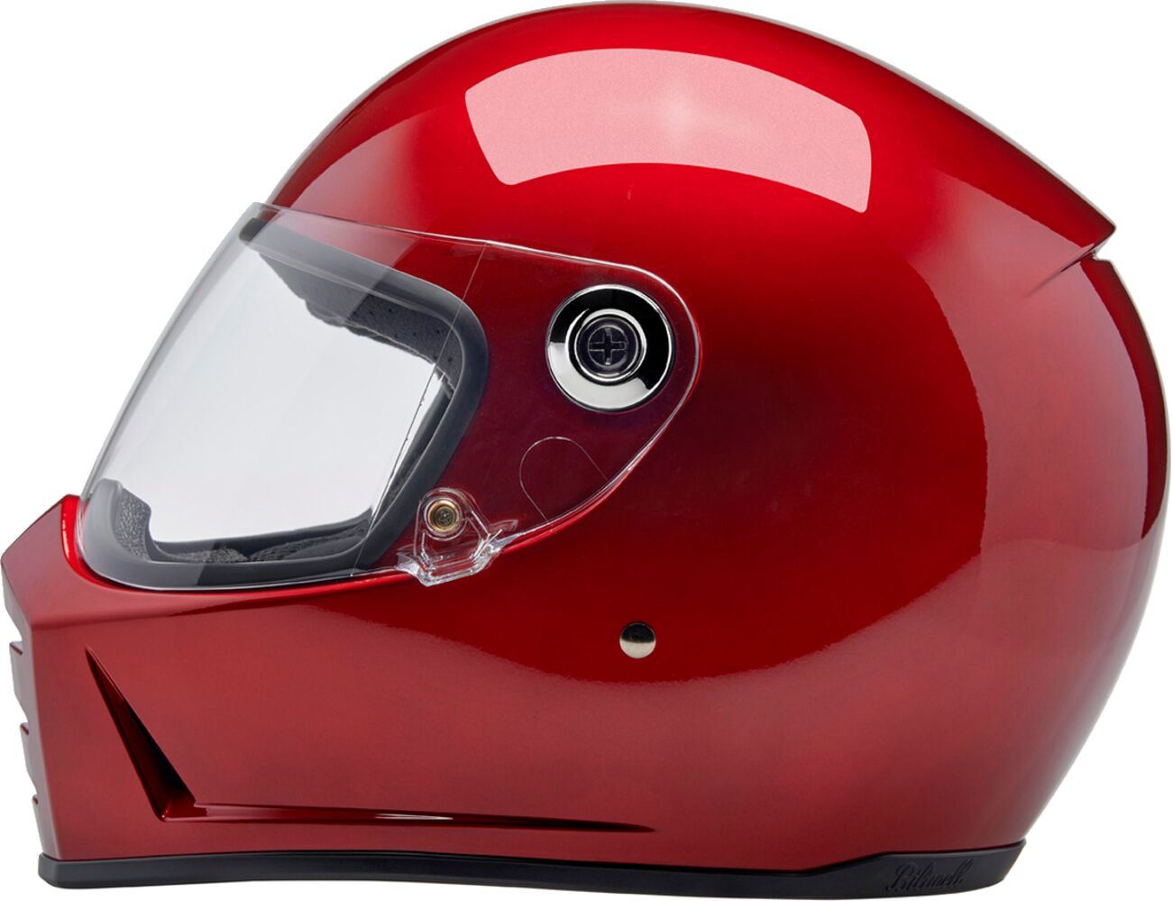 BILTWELL Lane Splitter Red Motorcycle Helmet