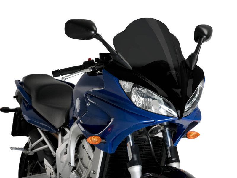 PUIG Racing Screen Dark Smoke for Yamaha FZ6 Fazer 04-08 1646F