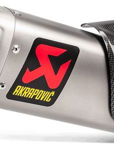 Akrapovic Muffler Sleeve Kit Silver Titanium For Yamaha YZF-R1M 1000 15-19 P-RKS443TAP32