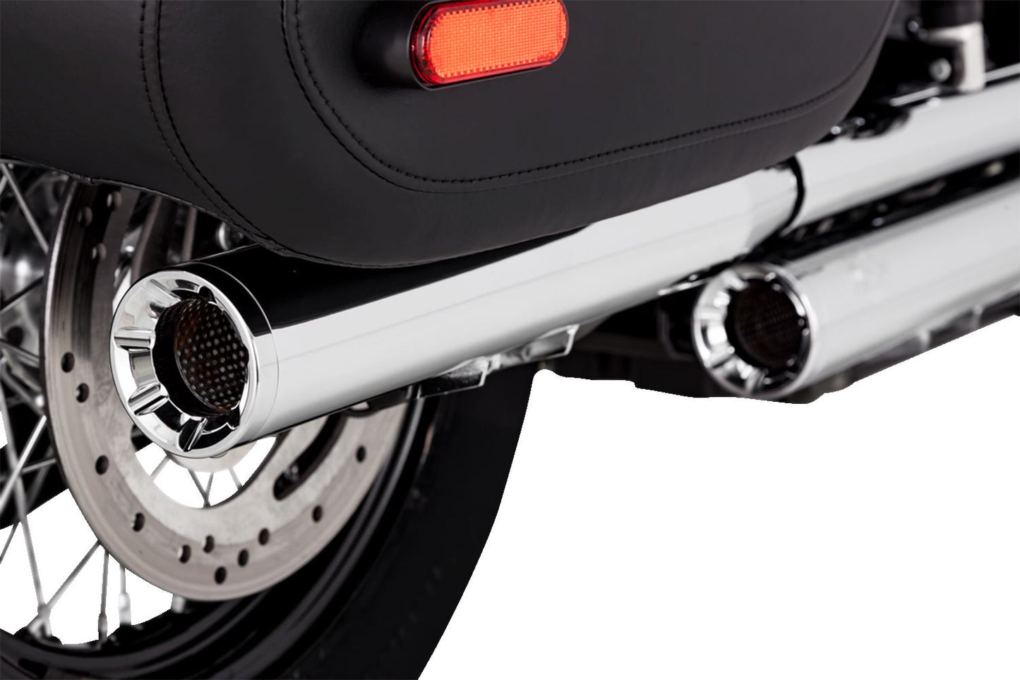 Vance & Hines Eliminator 300 Slip-On Mufflers Chrome For HD FLHCS 1868 18-24 16316
