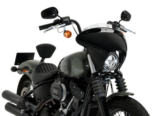 PUIG Batwing Sport Screen Clear for Harley Davidson Softail Street Bob FXBB 21-24 21214W