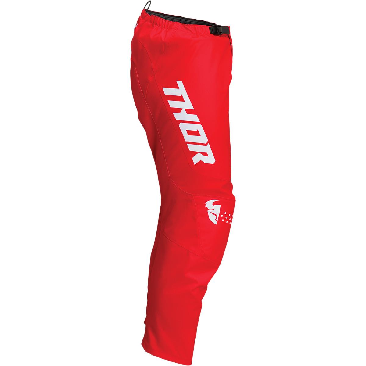 THOR Youth Sector Minimal MX Motorcross Pants Red 2023 Model