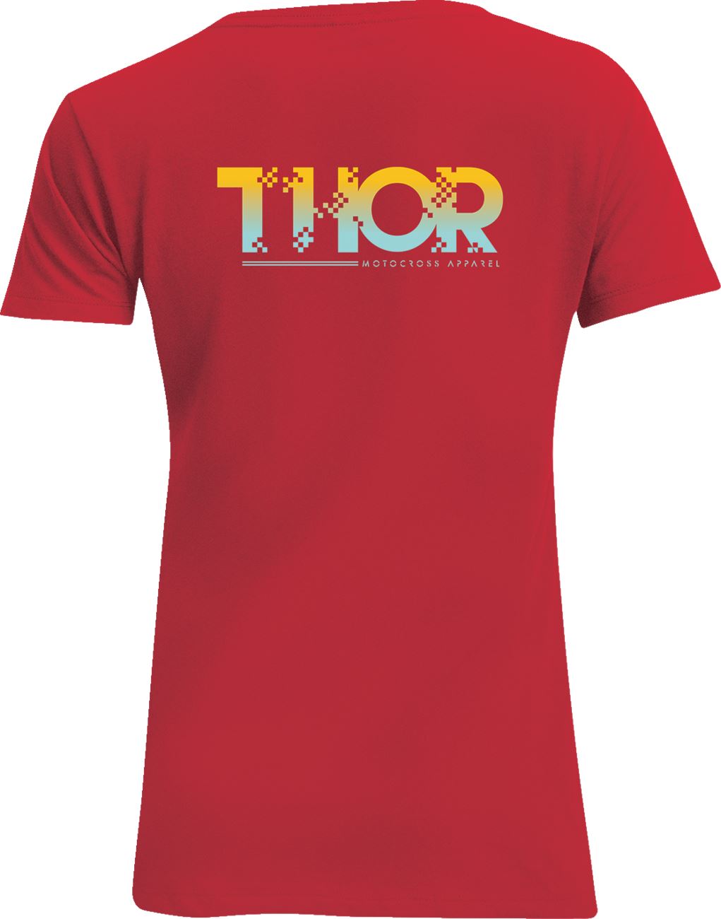 Thor T-Shirt Womens 8 Bit Red 24 Model