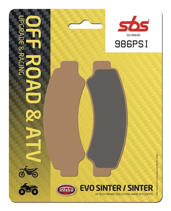 Sbs PSI Brake Pads For CF Moto CFORCE 520 EFI 4X4 2018-2021 986PSI