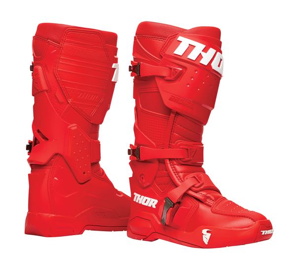 THOR Radial MX Motorcross Boots Red 2023 Model