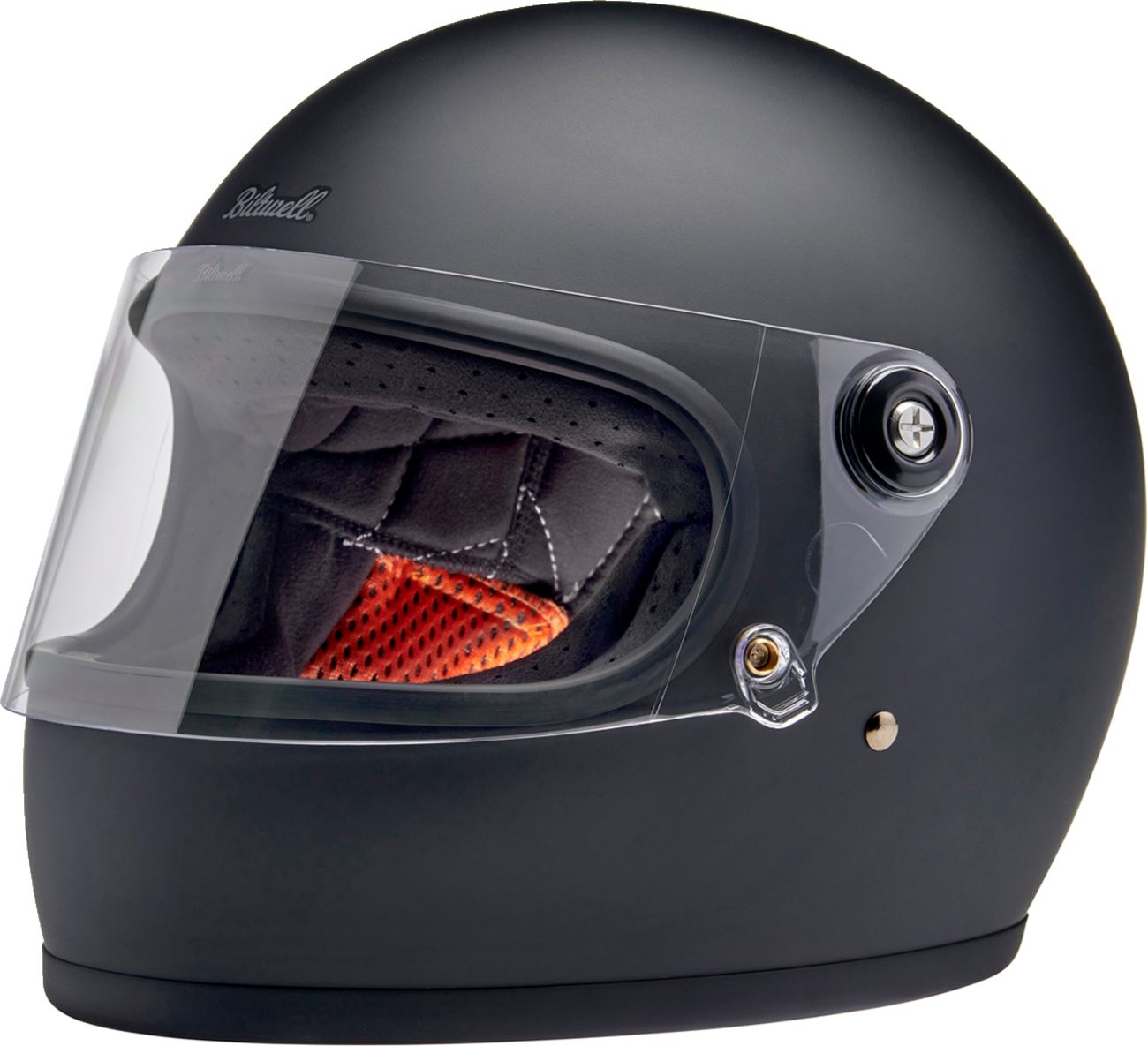BILTWELL Gringo S White, Black Motorcycle Helmet