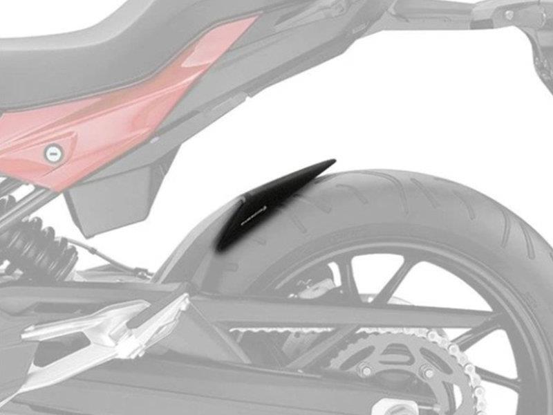 Puig Rear Mudguard Extender Matt Black 9668F
