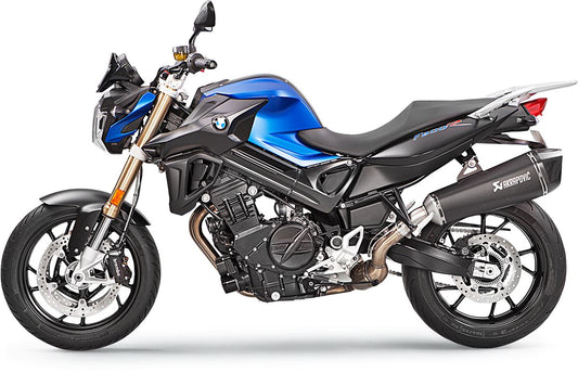Akrapovic Slip-On Line Muffler TI Black For BMW F 800 R 09-19 S-B8SO7-HZAABL