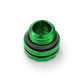 Daytona CNC Oil Filler Cap M20xP2.5 Green Billet Aluminum Wire Locking Hole 80638