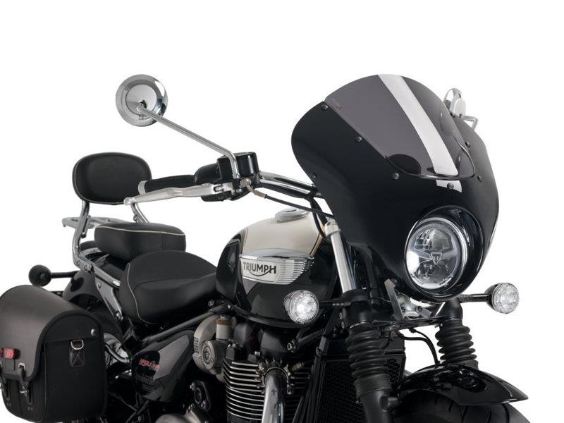 PUIG Dark Night Screen Dark Smoke for Triumph Bonneville Speedmaster 18-25 21115F