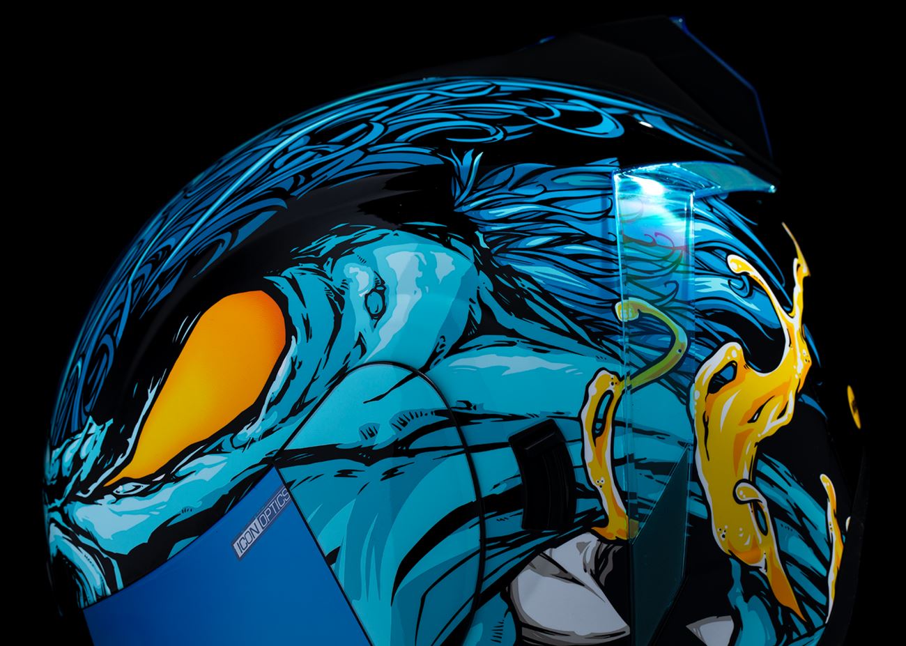 Icon Street Helmet Airform Mips Manik'rr Lt Blue 24 Model
