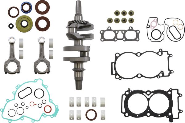 Hot Rods Bottom End Kit + OE Crankshaft For Polaris General 1000 18-20 HR00106