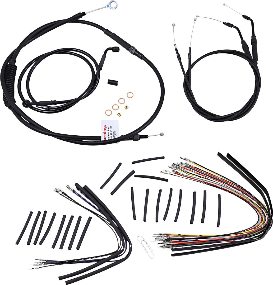 Burly Brand Jail Bar Cable Kit For Harley Davidson XL 1200 C 2007-2013 B30-1139