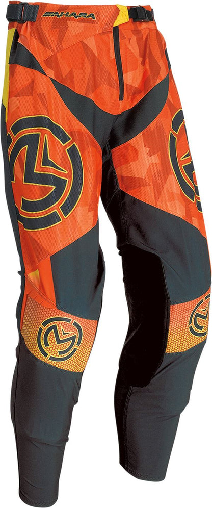 MOOSE RACING Sahara Pants Orange/Black 2024 Model