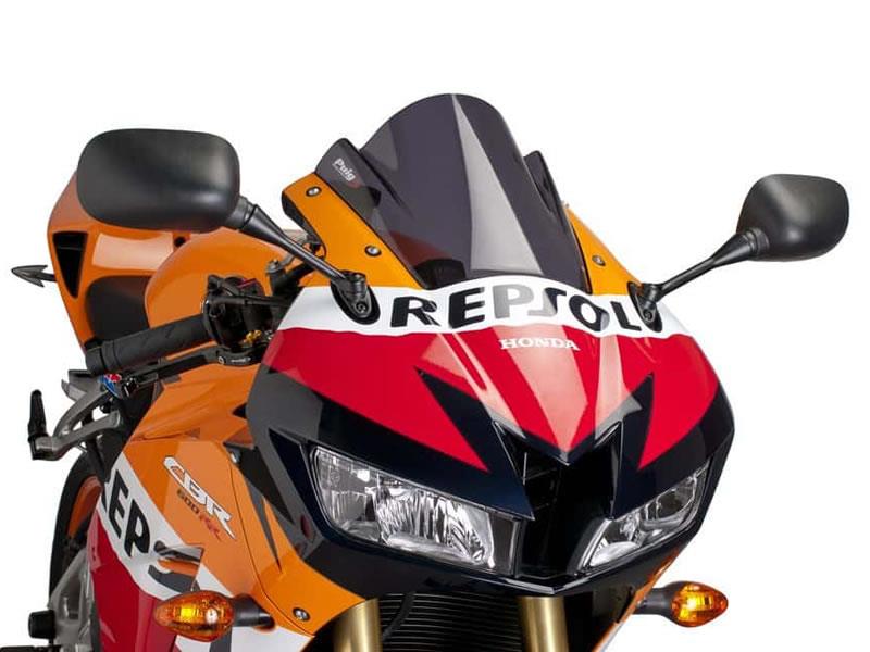 PUIG Z-Racing Screen Dark Smoke for Honda CBR600 RR 13-16 6478F