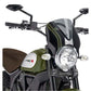 Puig Retrovision Black Semi Fairing And Screen Dark Smoke 20644W