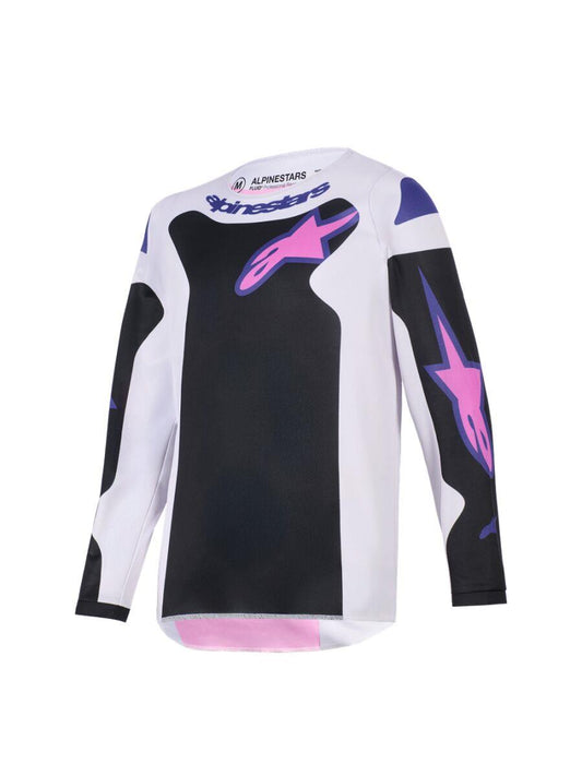 ALPINESTARS Youth Fluid Grid Jersey BLK/GY/PU 2025 Model