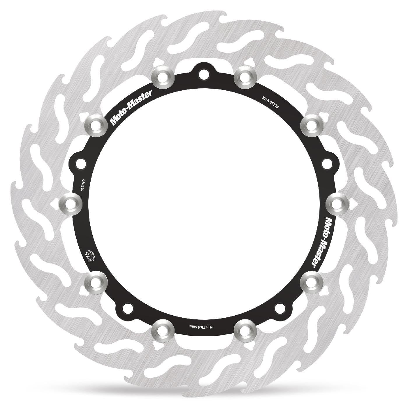 Moto-Master Flame Series Floating Rotor For BMW F 900 GS 2004-2026 Black 113099