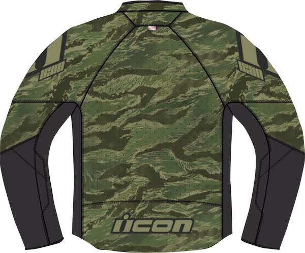 Icon Jacket Hooligan Tiger's Blood Ce Green 24 Model