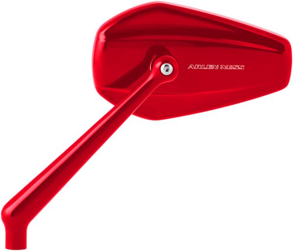 Arlen Ness Mini Stocker Forged Mirror Red Aluminum Screw-In Left 13-152