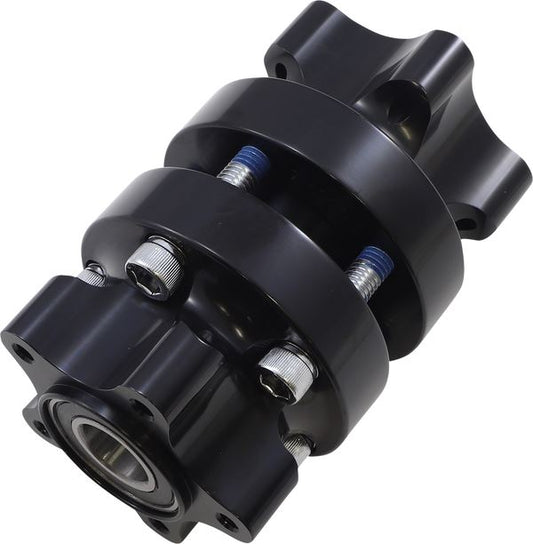 Arlen Ness Cartridge Hub Dual Anodized Black For HD FLHR 1584 00-07 71-604