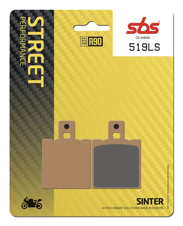 Sbs LS Street Excel Rear Brake Pads For Ducati Monster 1000 S4RS 1977-2013 519LS