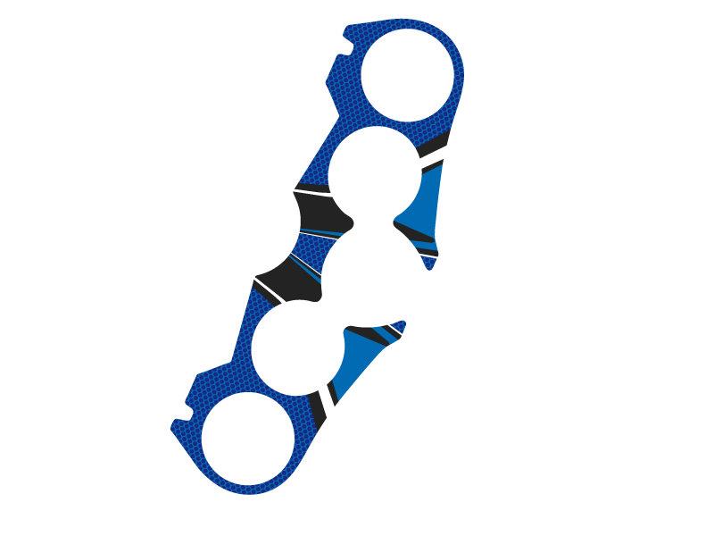 PUIG Radikal Yoke Protector Blue for Yamaha FZ8/FZ8 Fazer 11-16 6927A