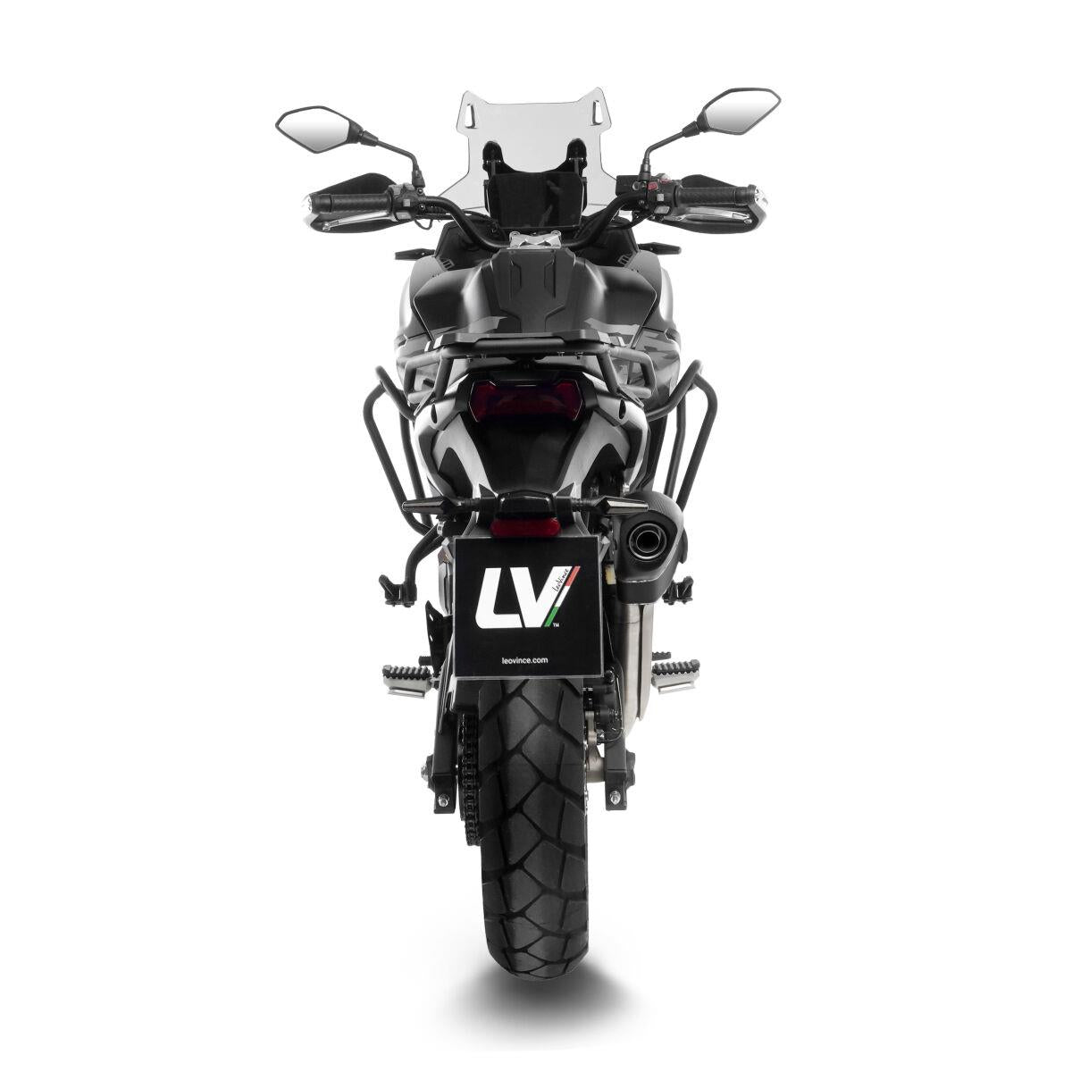 LEOVINCELV-14 Black Edition Slip-On Muffler for VOGE DS 625 X ABS 25-26 15636B
