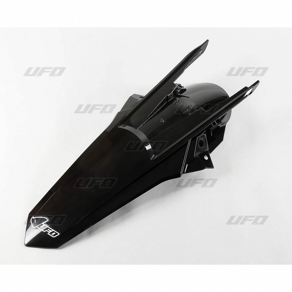 UFO REAR FENDER W/PINS KTM EXC BLACK KT04081-001
