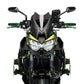 PUIG Naked Downforce Spoilers Black for Kawasaki Z650 20-25 20328N