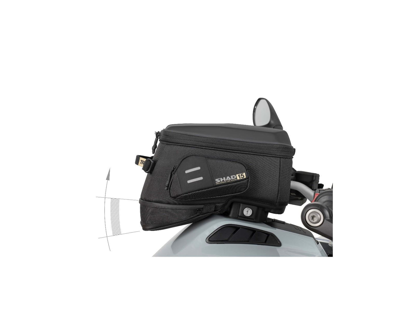 SHAD CLICK SYSTEM TANK BAG TERRA TR15CL X0TR15CL