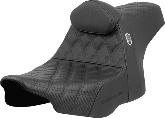 Saddlemen Pro Series SDC Performance Grip SaddleHyde Seat With Backrest For Harley Davidson FLTRXSE 1977 ABS 23-24 SC82307DB0
