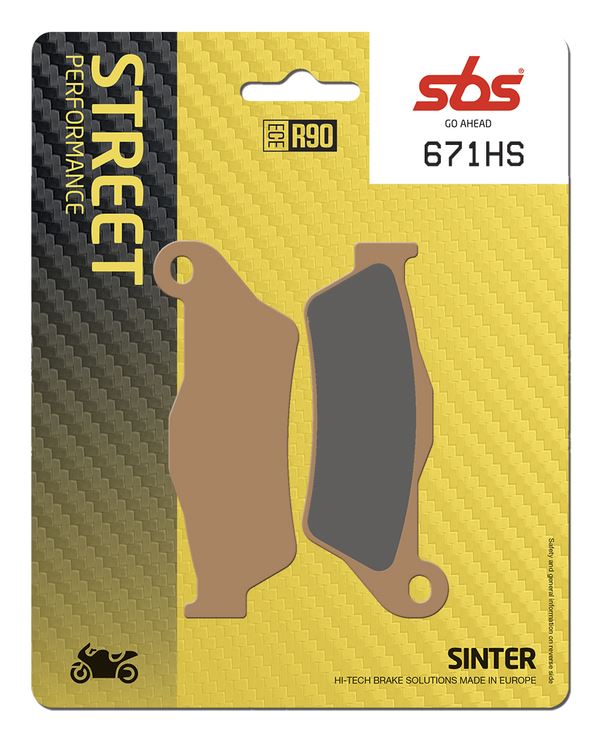 Sbs HS Street Excel Front Brake Pads For KTM Adventure 890 R 1993-2024 671HS