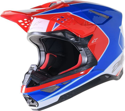 ALPINESTARS Supertech M10 Supertech Red & White Aeon MX Helmet