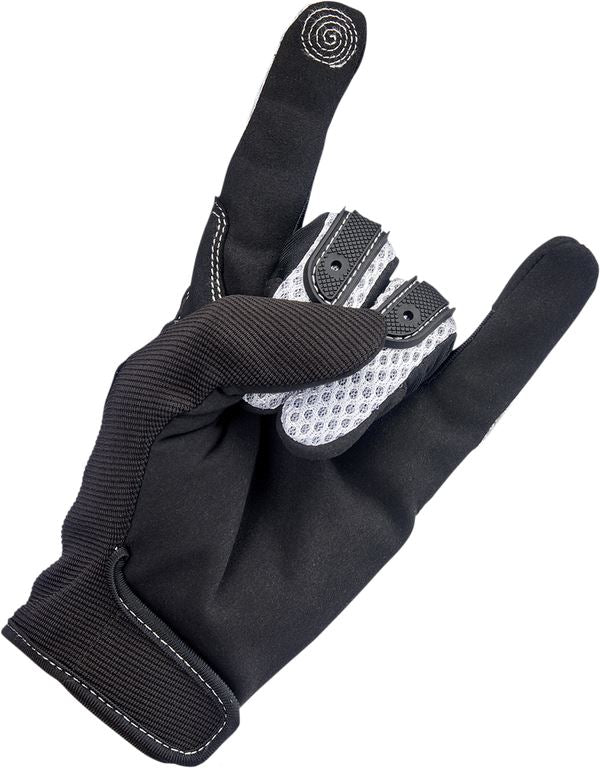 Biltwell Motorcycle Gloves Anza White/Black