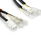 Puig Number Plate Wiring Extension Kit Type 1 180mm Black 6308V