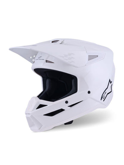 ALPINESTARS SM3 Solid Helmet WHITE-GLO 2025 Model