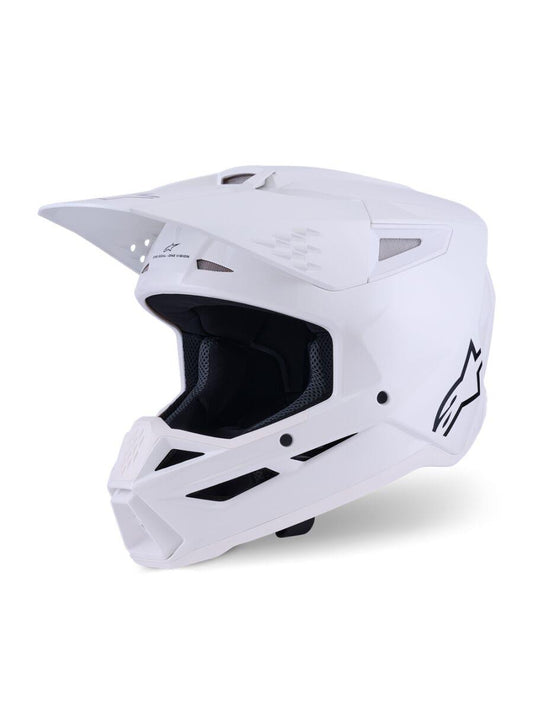 ALPINESTARS SM3 Solid Helmet WHITE-GLO 2025 Model