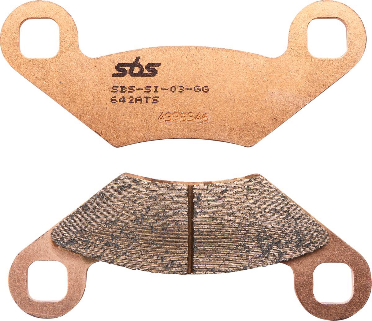 Sbs All-Terrain Sintered Brake Pads For Polaris Ranger RZR 800 1988-2014 642ATS