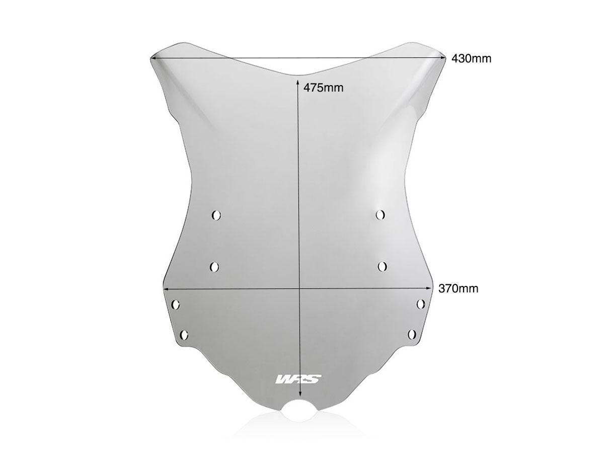 WRS Windscreen Tour Benelli Trk 502/X Smoke Be001f