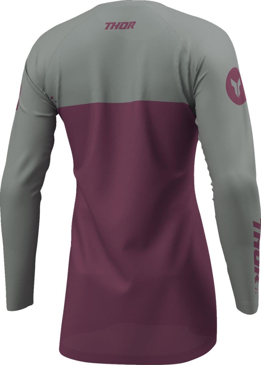 THOR Women's Ridemode Menace Jersey Gray/Purple