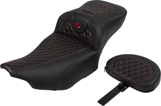 Saddlemen Roadsofa Reach Seat With Backrest For HD FLTRXSE 23-24 823-07-190B4
