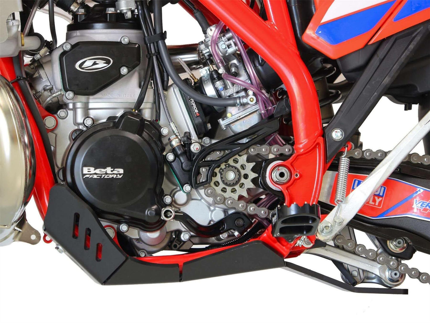 AXP Racing Xtrem Skid Plate For Beta RR 250 2024-2025 HDPE Lightweight AX1752