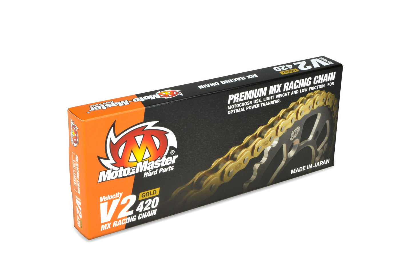 Moto-Master Uom 420 V2 Drive Chain For Kawasaki KX 112 1981-2026 Gold 642001