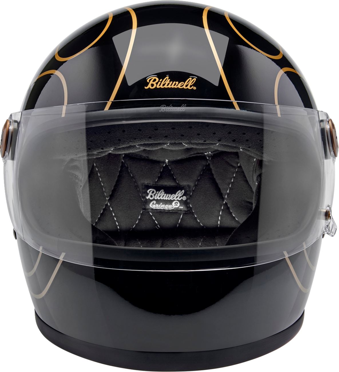 BILTWELL Gringo S Black Motorcycle Helmet