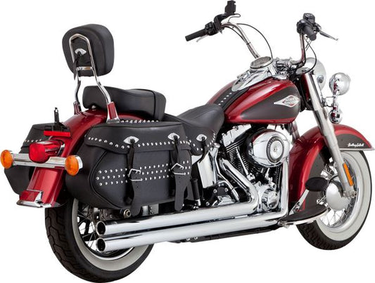 Vance & Hines 2-into-2 Big Shots Exhaust System Chrome For HD FLS 1690 86-17 17323